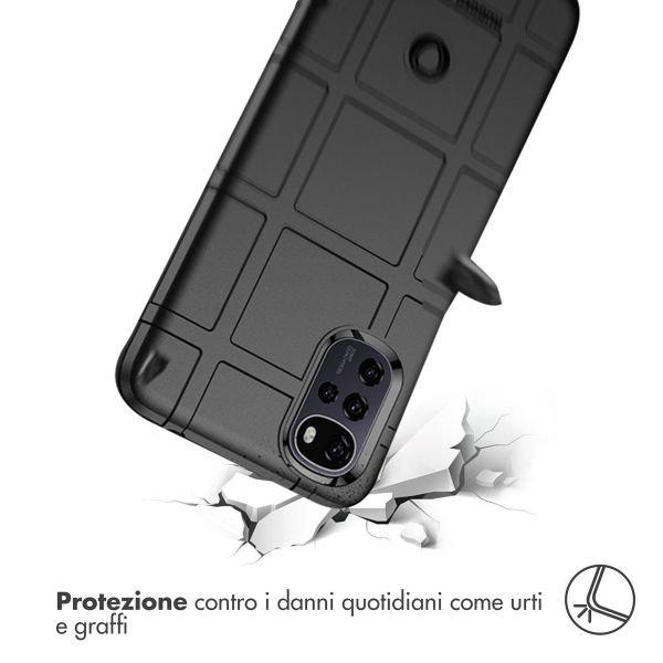 imoshion Rugged Shield Backcover Motorola Moto G22 / E32 / E32s - Schwarz