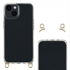 Selencia Backcover mit abnehmbaren Haken Apple iPhone 14 - Transparent