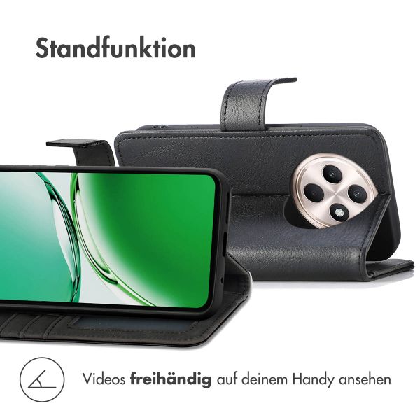 imoshion Luxuriöse Klapphülle Oppo Reno 12F 5G - Schwarz