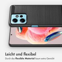 imoshion Brushed Back Cover für das Xiaomi Redmi Note 12 (4G) - Schwarz