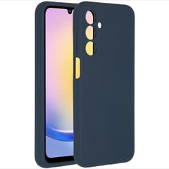 Accezz Liquid Silikoncase Samsung Galaxy A25 (5G) - Dunkelblau