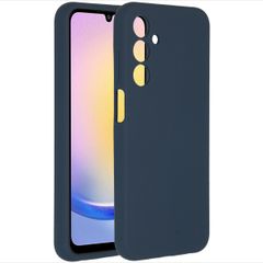 Accezz Liquid Silikoncase für das Samsung Galaxy A25 (5G) - Dunkelblau