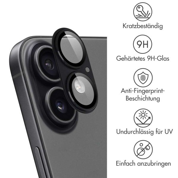 imoshion Kameraprotektor aus Glas 2er-Pack für das Apple Apple iPhone 17 - Schwarz