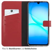 Selencia Echtleder Klapphülle Samsung Galaxy A17 - Rot