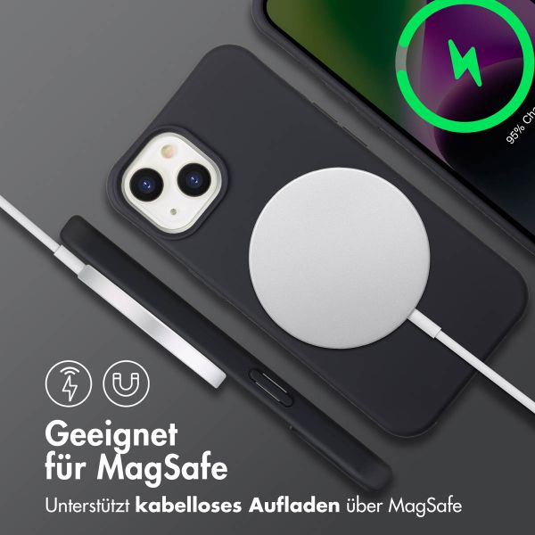 imoshion Color Backcover mit abnehmbarem Handykette und MagSafe Apple iPhone 14 - Schwarz