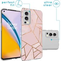 imoshion Design Hülle für das OnePlus Nord 2 - Pink Graphic