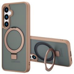 Accezz Ring Stand Backcover mit MagSafe für das Samsung Galaxy S24 Plus - Brown