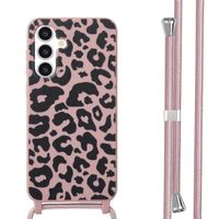 imoshion SilikonHülle design mit Band Samsung Galaxy A16 - Animal Lila