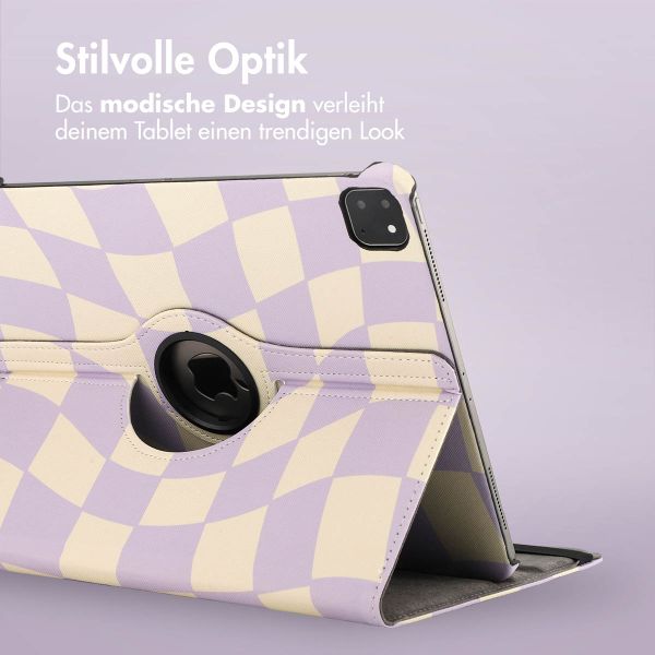 imoshion 360° drehbare Design Klapphülle iPad Air 13 Zoll (2025) M3 / (2024) M2 - Dancing Cubes