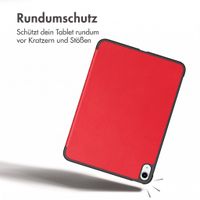 imoshion Trifold Klapphülle Apple iPad Air 11 Zoll (2026) M4 / (2025) M3 / (2024) M2 / Air 5 (2022) / Air 4 (2020) - Rot