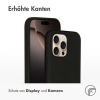 Accezz Liquid Silikoncase mit MagSafe für das iPhone 16 Pro Max - Schwarz