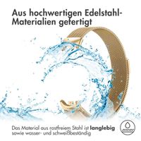 imoshion Mailändische Magnetarmband für das Xiaomi Smart Band 8 / 9 - Gold