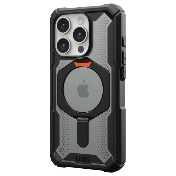 UAG Plasma XTE Back Cover MagSafe für das iPhone 15 Pro - Schwarz / Orange