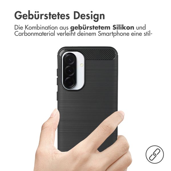 imoshion Brushed Back Cover Samsung Galaxy A37 (5G) - Schwarz