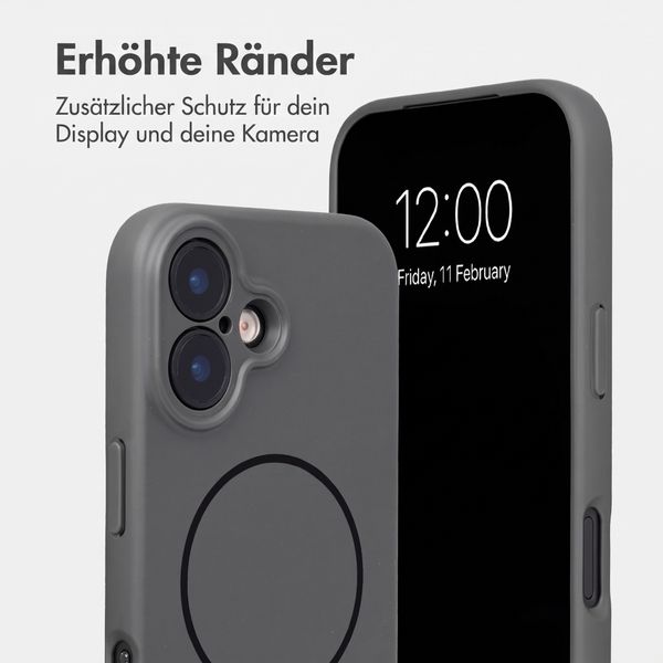 Accezz Grip Backcover mit MagSafe Apple iPhone 17 - Grau