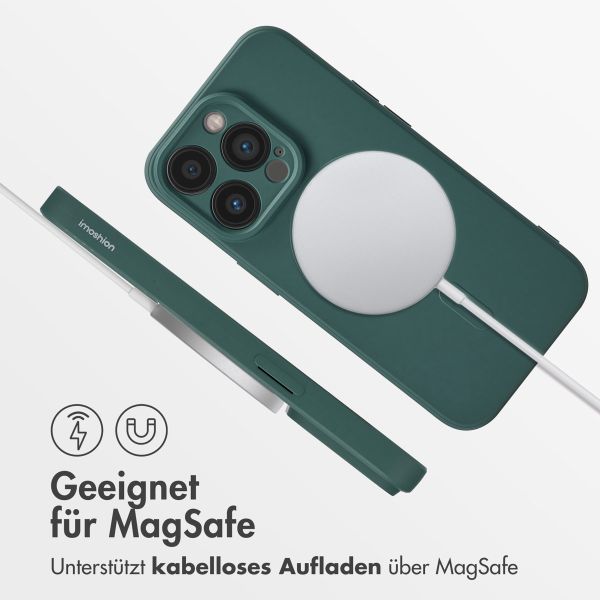 imoshion Color Back Cover mit MagSafe Apple iPhone 14 Pro - Dunkelgrün