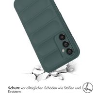 imoshion EasyGrip Back Cover für das Samsung Galaxy A34 (5G) - Dunkelgrün