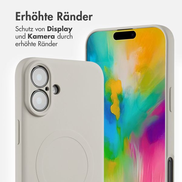 imoshion Color Back Cover mit MagSafe für das Apple iPhone 16 Plus - Beige