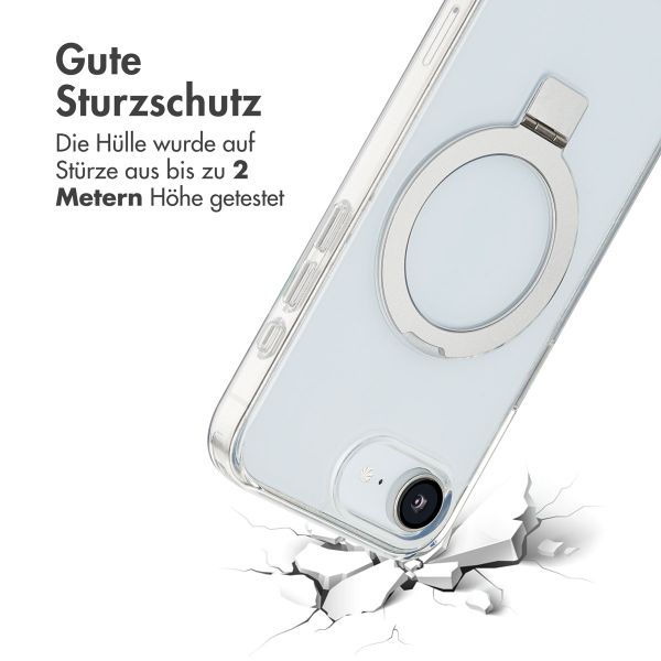 Accezz Ring Stand Backcover mit MagSafe Apple iPhone 16e - Transparent