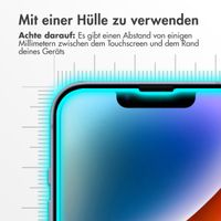 Accezz Screen Protector aus gehärtetem Glas 2-Pack für das iPhone 13 / 13 Pro / 14 / SE 4