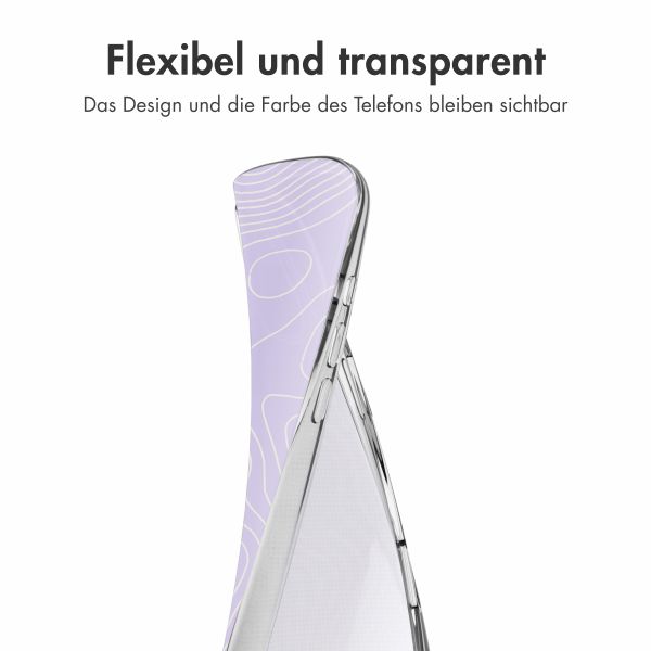 imoshion Design Hülle Apple iPhone 16 - Topo Lilac