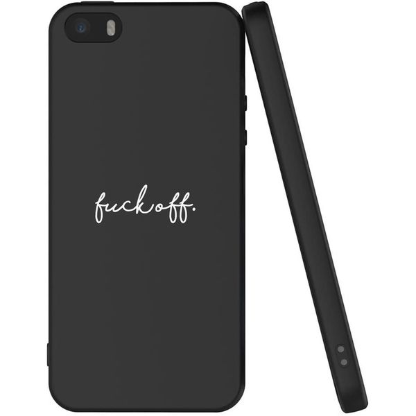 imoshion Design Hülle iPhone 5 / 5s / SE - Fuck Off - Schwarz