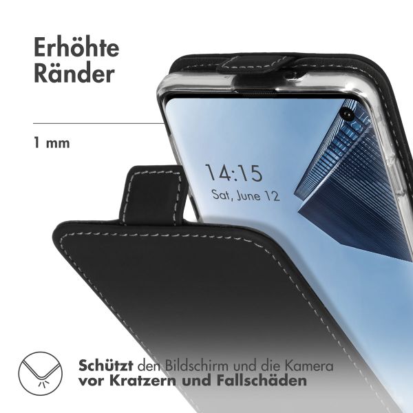 Accezz Flip Case Samsung Galaxy S10 - Schwarz