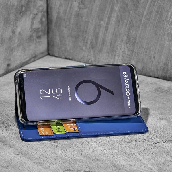 Accezz Wallet TPU Klapphülle Blau für das iPhone Xs Max