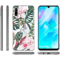 imoshion Design Hülle Huawei P30 Lite - Dschungel - Grün / Rosa