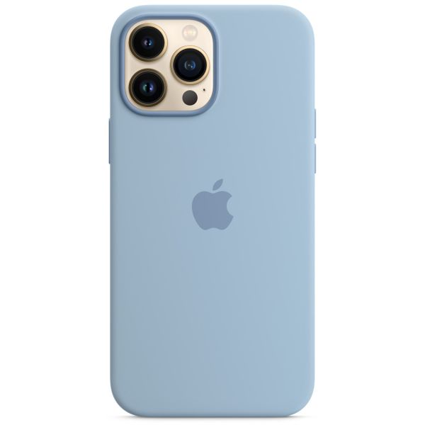 Apple Silikon-Case MagSafe für das Apple iPhone 13 Pro Max - Blue Fog