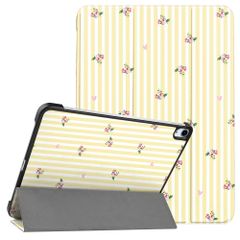 imoshion Design Trifold Klaphülle Apple iPad Air 11 Zoll (2026) M4 / (2025) M3 / (2024) M2 / Air 5 (2022) / Air 4 (2020) - Garden Stripes