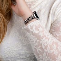 Selencia Chain Armband -   Universelle 20 mm Anschluss - Silber