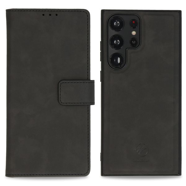 imoshion Entfernbare 2-1 Luxus Klapphülle Samsung Galaxy S23 Ultra - Schwarz