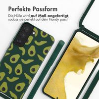 imoshion Silikonhülle design mit Band für das Samsung Galaxy S22 - Avocado Green