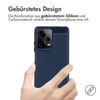 imoshion Brushed Back Cover Xiaomi Redmi Note 12 Pro / Xiaomi Poco X5 - Dunkelblau