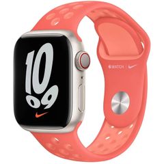 Apple Nike Sport Band für Apple Watch Series 1 bis 9 / SE (38/40/41 mm) | Series 10 (42 mm) - Ember / Crimson Bliss