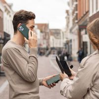 Selencia Olyn Abnehmbare Bookcase mit MagSafe Apple iPhone 17 - Grün