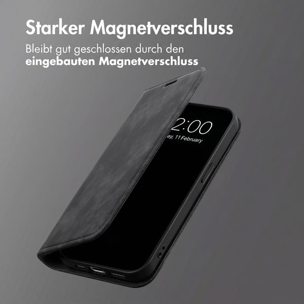 Slim Klapphülle Motorola Moto G77 - Schwarz