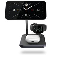 Zens 4-in-1 Magnetischer + Watch Wireless Charger - Drahtlose Ladegerät für iPhone, Apple Watch und AirPods