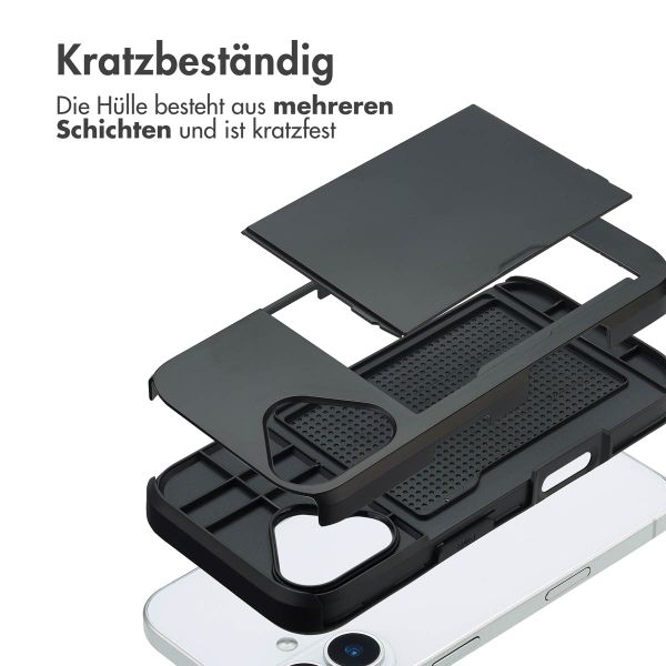 imoshion Backcover mit Kartenfach Apple iPhone 17 - Schwarz