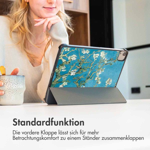 imoshion Design Trifold Klaphülle Apple iPad 11 (2025) 11 Zoll / iPad 10 (2022) 10.9 Zoll - Green Plant