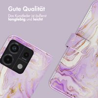 imoshion Design Klapphülle Xiaomi Redmi Note 13 Pro (5G) / Poco X6 - Purple Marble