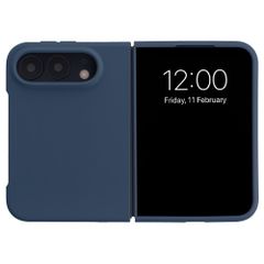 Accezz Liquid Silikoncase mit MagSafe Apple iPhone Duo - Dunkelblau