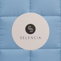 Selencia Puffy Laptop Hülle 15-16 Zoll - Laptop Sleeve - Slate Blue