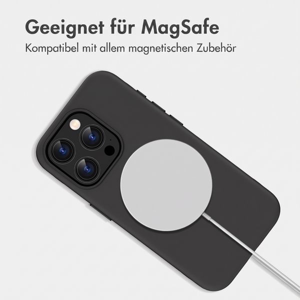 imoshion Color Backcover mit Thin MagSafe Ring Apple iPhone 15 Pro - Schwarz