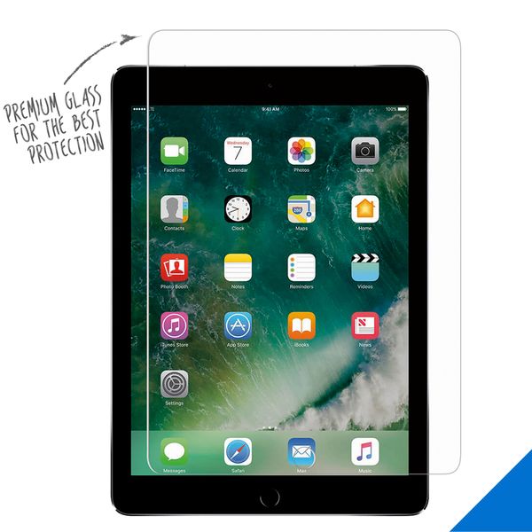 Accezz Premium Bildschirmschutz aus Glas Apple iPad 6 (2018) 9.7 Zoll / iPad 5 (2017) 9.7 Zoll / Air 2 (2014)/Air 1 (2013)