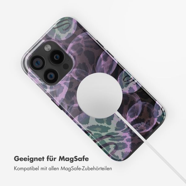 Selencia Vivid Rückabdeckung mit MagSafe Apple iPhone 15 Pro - Leo Bubble Green