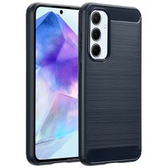 imoshion Brushed Back Cover Samsung Galaxy A55 - Dunkelblau