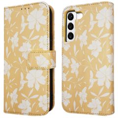 imoshion Design Klapphülle Samsung Galaxy S22 - Yellow Flowers