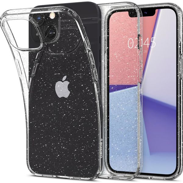 Spigen Liquid Crystal Glitter Case für das Apple iPhone 13 - Transparent